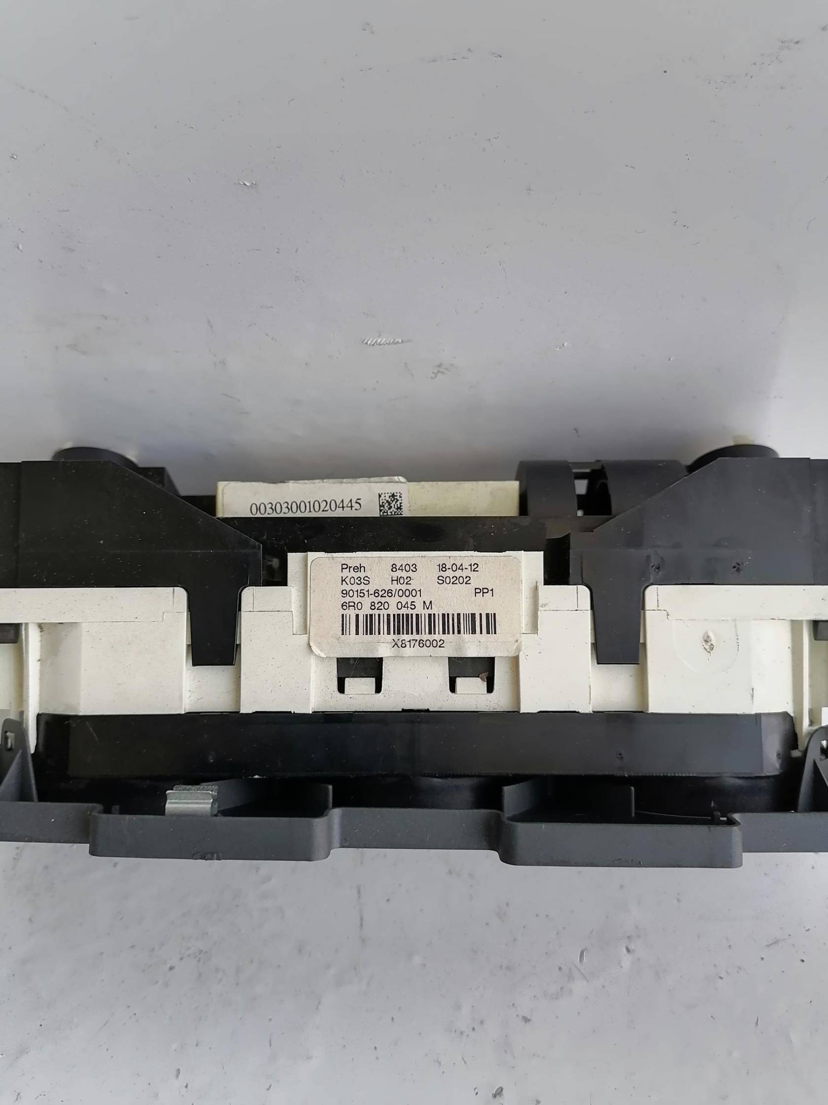 Blocco comando climatizzazione